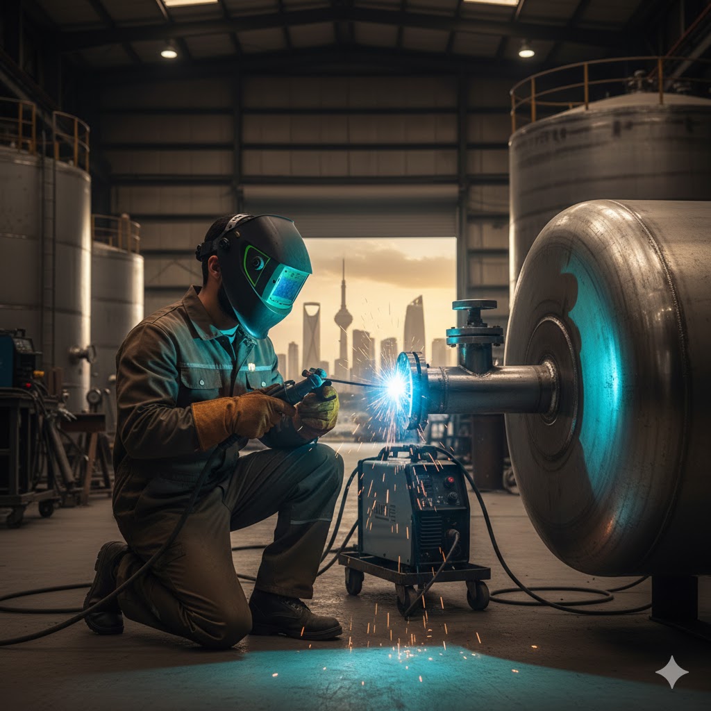 خدمات لحام خزانات بالرياض مع ضمان احترافي